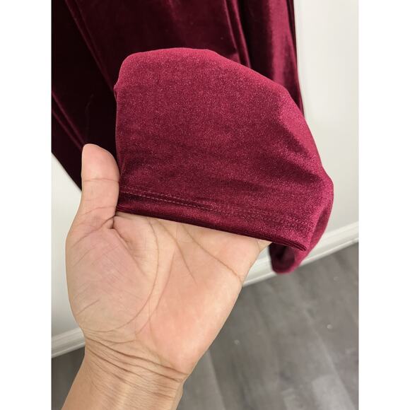 Witchy Romantic Vampire Regency Babydoll Velvet Dress L 90s Old Money Whimsigoth - Picture 7 of 16